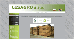 Desktop Screenshot of lesagro.sk